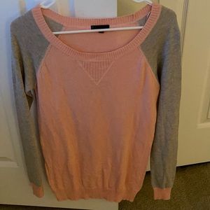 Pink & Gray Sweater